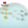 18k Gold-plated Zircon Beads Diy Handmade Jewelry Accessories Color-preserving Necklace