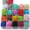 2.4*10cm Metal Wave Bead Chain Color Painted Ball Doll Clothing Tag Pendant Diy Jewelry