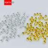 Gold and Silver Iron Beads Bracelet Spacers Handmade Diy Jewelry Accessories Loose