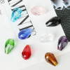 Grade a Glass Crystal Beads Drop-shaped Handmade Diy Faceted Beaded Pendant Hairpin