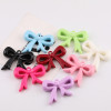 Simple Colorful Big Bow with Hanging Hole Beads Acrylic Pendant Diy Handmade Necklace