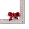 Simple Colorful Big Bow with Hanging Hole Beads Acrylic Pendant Diy Handmade Necklace