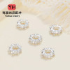 14k Gold-filled High Color Retention Zirconium Wheel-shaped Bracelet Spacer Accessories