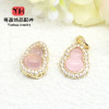 14k Gold-filled Color-preserving Micro-paved Zircon Crystal Gourd Bead Pendant