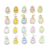 14k Gold-filled Color-preserving Micro-paved Zircon Crystal Gourd Bead Pendant
