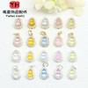 14k Gold-filled Color-preserving Micro-paved Zircon Crystal Gourd Bead Pendant