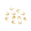 Gold Double Buckle Bracelet, Bean Bag Diy Jewelry, Fixed Bead Clip Wire, Ear Bag