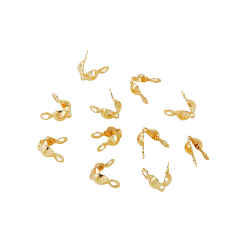 Gold Double Buckle Bracelet, Bean Bag Diy Jewelry, Fixed Bead Clip Wire, Ear Bag