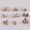 Mixed Acrylic Gradient Pattern Special-shaped Large Hole Loose Beads Diy Handmade Beaded