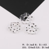 Transparent Black Polka Dot Bow Love Flower Acrylic Pendant Diy Handmade Bracelet Beaded