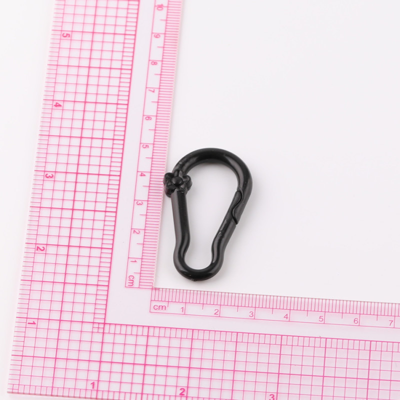 Candy Color Small Flower Gourd Buckle Carabiner Plastic Hook Diy Key Chain Pendant