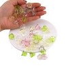 18*14mm Transparent Lily of the Valley Flower Windbell Acrylic Bell Lace Pendant Diy
