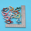 Creative Paint Painted Christmas Tree Spring Buckle Jewelry Accessories Keychain Bag