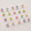 Resin Imitation Pearl Color-preserving Mini Small Pendant Beaded Bracelet Diy Material