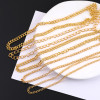 Mixed Metal Chain O-shaped Dense Grinding Thin Aluminum Cross Diy Luggage Clothing