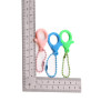 Colorful Plastic Lobster Clasp with Bead Chain Key Handmade Diy Plush Doll Jewelry