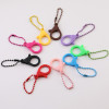 Colorful Plastic Lobster Clasp with Bead Chain Key Handmade Diy Plush Doll Jewelry