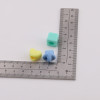 Candy Color Large Hole Star Square Love Bulk Straight Beads Diy Handmade Beaded Hair
