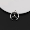 Simple Hollow Imitation Mercedes-benz Car Logo English Letter Alloy Pendant Diy Car