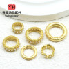 Sand Gold Color-preserving Running Ring Qiankun Circle Red Rope Braided Diy Bracelet