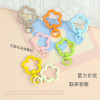 Candy Color Painted Flower Spring Buckle Handmade Diy Keychain Mobile Phone Chain