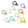 Candy Color Painted Flower Spring Buckle Handmade Diy Keychain Mobile Phone Chain