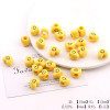 Yellow Acrylic Smiley Star Love Large Hole Beads Loose Diy Handmade Beaded Bracelet