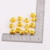 Yellow Acrylic Smiley Star Love Large Hole Beads Loose Diy Handmade Beaded Bracelet