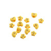 Yellow Acrylic Smiley Star Love Large Hole Beads Loose Diy Handmade Beaded Bracelet