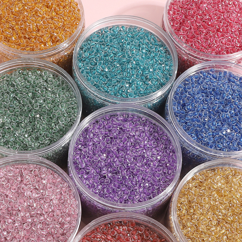 4mm Domestic High-quality Glass Rice Beads Flat Gypsophila Beading Handmade Diy Bracelet