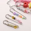 5 Iron Thickened Electroplated Large Pins, Brooches, Handmade Diy Beads, Keychain