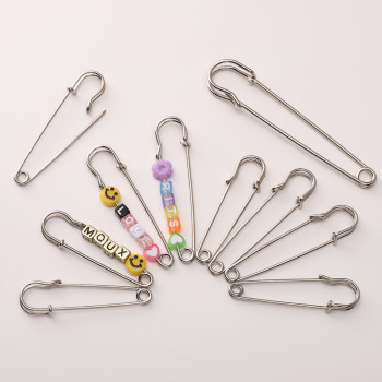 5 Iron Thickened Electroplated Large Pins, Brooches, Handmade Diy Beads, Keychain