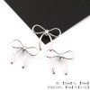 Simple Hollow Bow with Hanging Hole Alloy Pendant Diy Handmade Necklace Keychain Jewelry