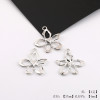 Simple Irregular Hollow Flower Love Sun Face-shaped Pendant Diy Handmade Necklace Alloy