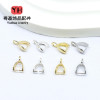 14k Gold-filled Color-preserving Pendant Buckle Melon Seed Clip Jade Accessories Diy