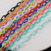 50cm Long Acrylic Candy Color Closed Chain O-shaped Plastic Diy Handmade Bag Water Cup