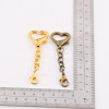 26mm Love Buckle Plus Four-section Chain Lobster Key Dy Handmade Bag Plush Doll Toy Key
