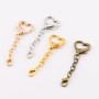 26mm Love Buckle Plus Four-section Chain Lobster Key Dy Handmade Bag Plush Doll Toy Key