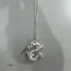 2024 New Year of the Dragon Necklace Flying in the Sky Pendant Non-fading Zodiac Same