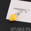 Creative Simulation Resin Strawberry Mangosteen Mango Pendant Keychain Bag Headphone Box