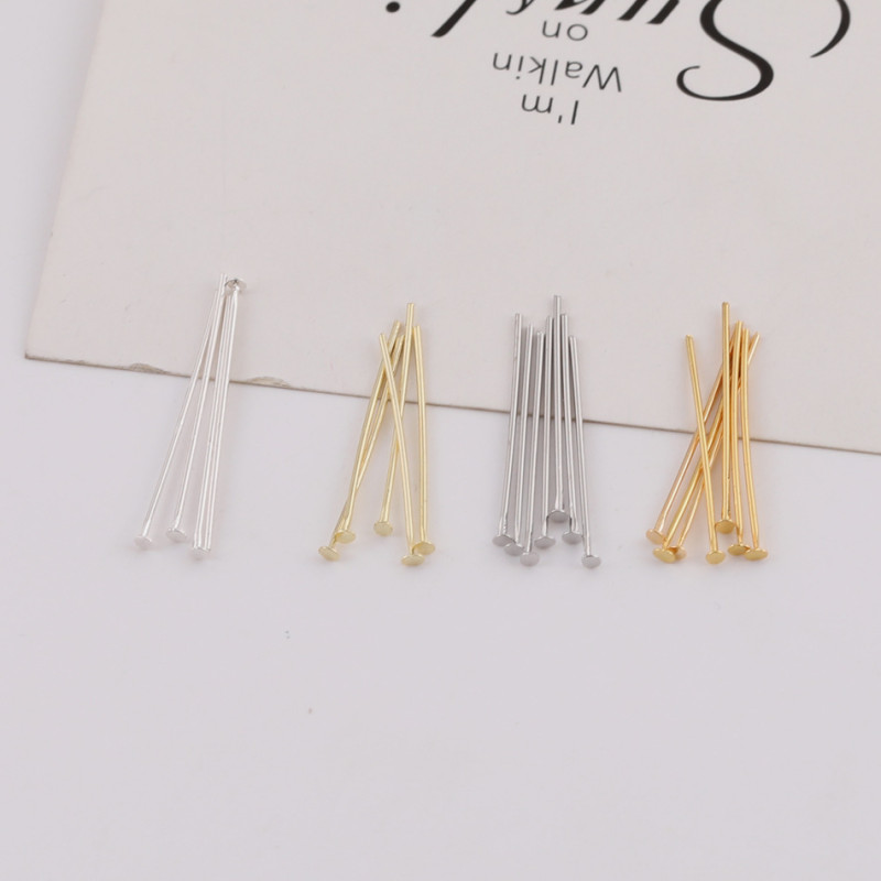 14k Gold-filled Color-preserving T Needle Diy Handmade Beading Jewelry Material