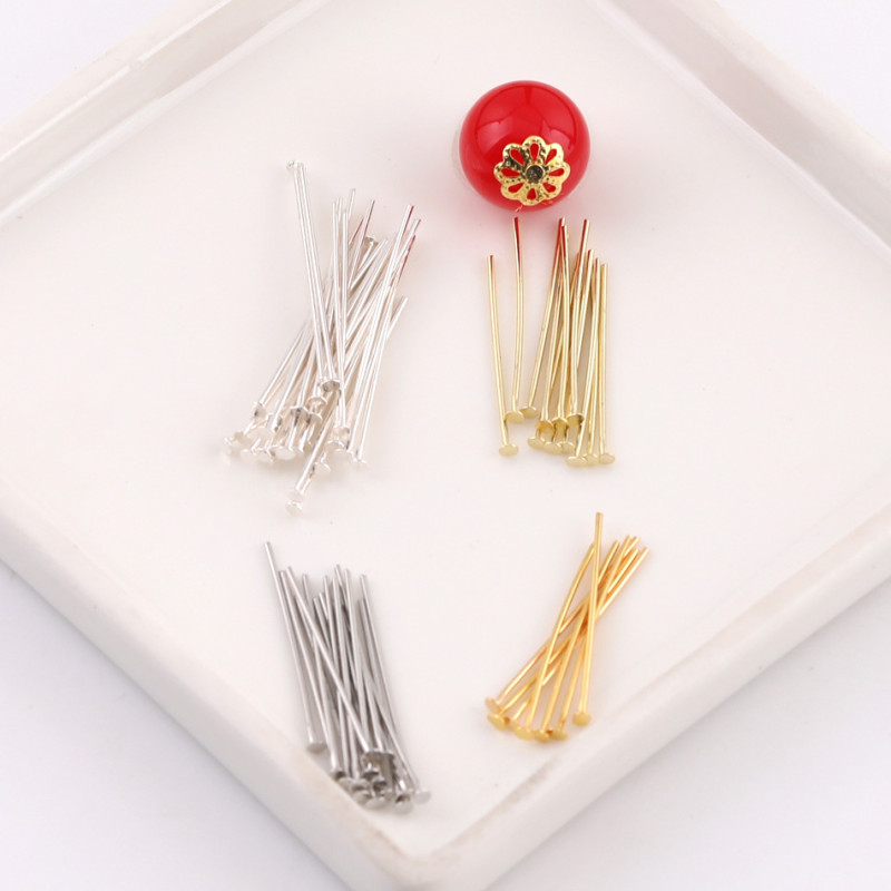 14k Gold-filled Color-preserving T Needle Diy Handmade Beading Jewelry Material