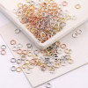 3-10mm 14k Gold-filled Color-preserving Copper Ring Single Diy Handmade Connection Closed