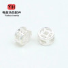 14k Gold-filled Color-protected Hollow Copper Coin Spacer Beads Diy Jewelry Accessories