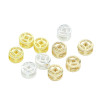 14k Gold-filled Color-protected Hollow Copper Coin Spacer Beads Diy Jewelry Accessories