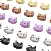 Alloy Spray Paint Dripping Kitten Straight Hole Separated Beads Handmade Diy Bracelet
