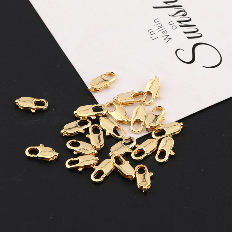 14k Gold-filled Color-protected Long Lobster Clasp Fishtail Buckle Diy Connection