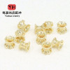 14k Gold-filled Color-preserving Hollow Small Waist Flower Holder Separated by Beads Hat