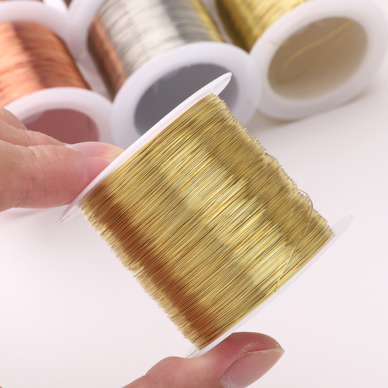 Large Roll of Color-preserving Copper Wire Diy Bead Lead Handicrafts Winding Jewelry
