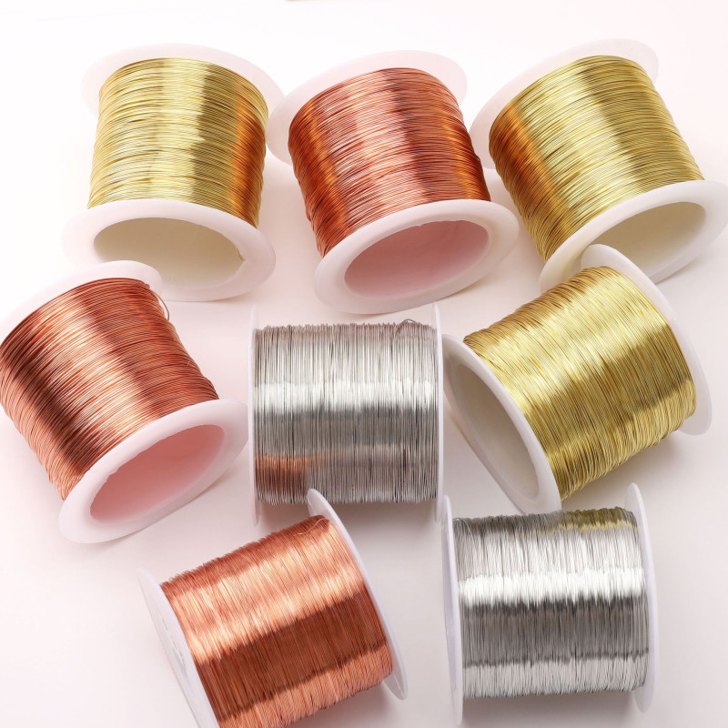 Large Roll of Color-preserving Copper Wire Diy Bead Lead Handicrafts Winding Jewelry
